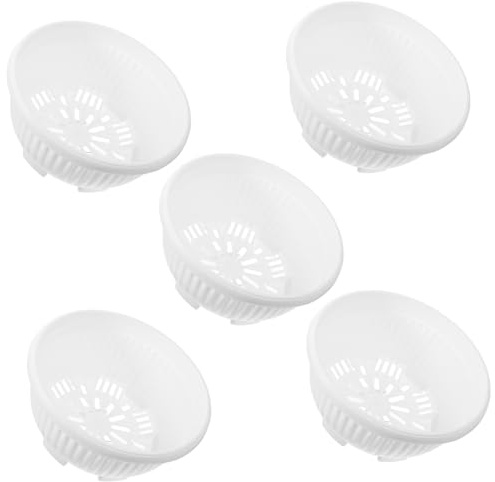YARNOW Diameter Skålkruka Plastplanter För Inomhusväxter Dräneringsaktiverad Bonsaiblomkruka Liten Plantering Vit