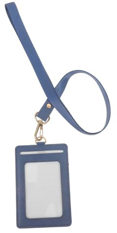 GETAJGHSD Kartenhalter Mit Lanyard Transparentes Design Für Id-karten Kreditkarten Namensschilder Für Lehrer Studenten Und Büroangestellte Kartenfächer Aus Pu-material
