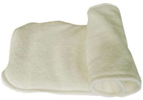 IWOWHERO 6stücke Bambuskohle Windelunterlage Lagige Stoffwindeleinlagen Waschbar Und Wiederverwendbar Saugfähiges Tuch Beige