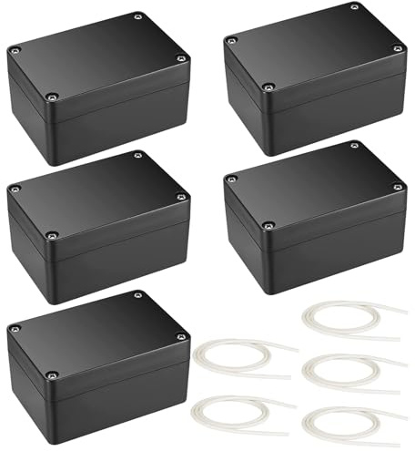 Boite Derivation, 5 PCS Boite de Derivation Electrique IP66, Boite de derivation Etanche Exterieur, Boite De Dérivation Étanche, 58 x 83 x 34 mm
