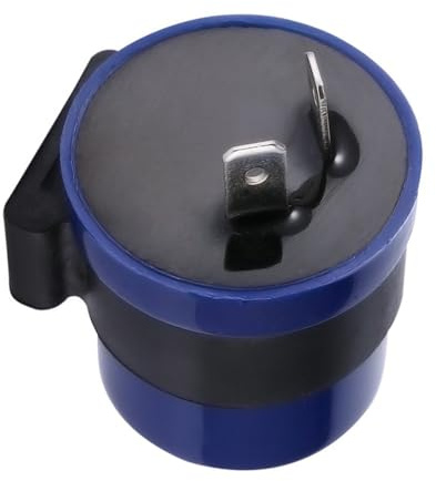 Hoite 6 V-12 V DC 2-poliges einstellbares Blinkrelais – Eingebautes Widerstandsmodul zur Behebung des Blinkerflimmerns bei Auto/Fahrrad/Motorrad/Roller