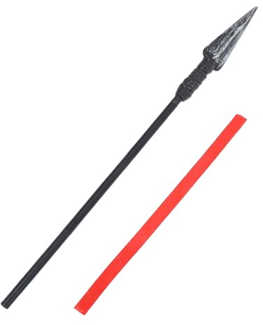 ROMISBABA Lance Médiévale Romain Plastique Solide Accessoire Cosplay pour Fêtes Halloween et Spectacles