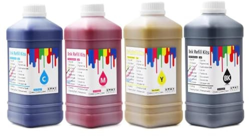 ForgeCore 1 Jeu d'encre à solvant écologique de 1000ml, Compatible avec imprimante Roland Mimaki Mutoh I3200 5113 DX4 DX5 TX800 4720 DX6 DX7 XP600