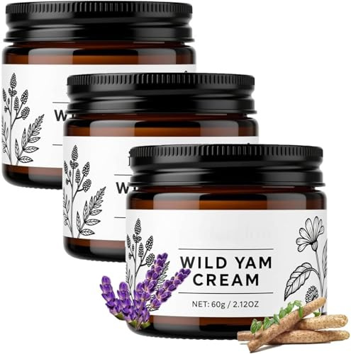 Wild Yam Creme für Frauen – Für hormonelles Gleichgewicht, Intensive Feuchtigkeitspflege, Tägliche Feuchtigkeitslotion für alle Hauttypen