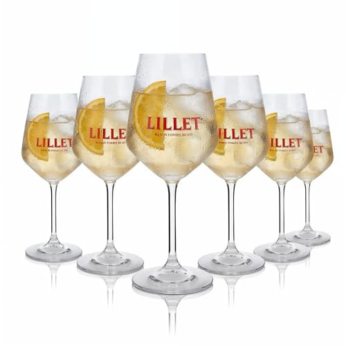 Lillet Gläser-Set - 6x Weingläser