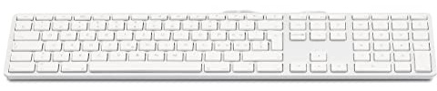 LMP 17573 Tastiera Spagnola per Mac con Tastierino Numerico, Copertura Superiore in Alluminio e 2 Porte USB