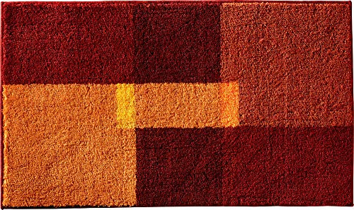 Erwin Müller Badematte, Badteppich, Badvorleger Zagori rutschhemmend Terra Größe 60x100 cm - herrlich weich und flauschig, für Fußbodenheizung geeignet (weitere Größen, Farben)