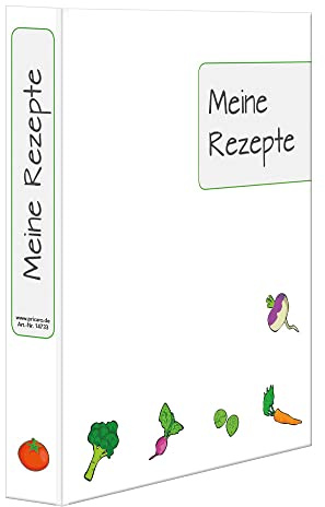 PRICARO Rezeptordner Querbeet, A4, 1 Stück