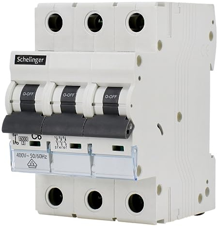 asvendo elektro/Schelinger/Leitungsschutzschalter/LS-Schalter/Sicherungsautomat/Sicherung / 1-Polig / 3-Polig/B oder C / 2A - 63A / VDE geprüft (3-Polig/B / 20A)