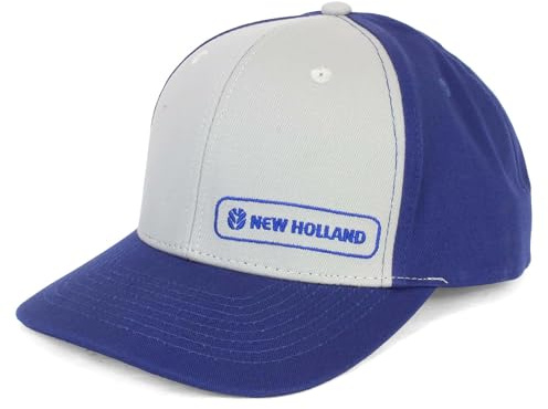 New Holland Royal Blue & Grey Chino Twill Cap