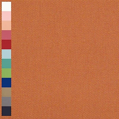 Canvas Stoff Fabian aus 100% Baumwolle, Leinenoptik, uni rost (Länge am Stück: ab 0,50m / Breite: 140cm)
