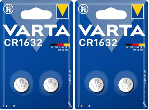 Varta Pack de 2 Piles Électroniques Lithium CR1632 (Lot de 2)