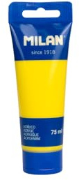 MILAN® Tubo 75 ml vernice acrilica gialla