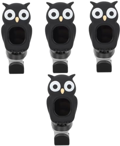 Abaodam 4 Stück Mini-werkzeuge Ukulele Elektronische Gitarre E-werkzeug Spezialwerkzeuge Banjo-tuner Stimmgerät Für E-gitarre Stimmer Für Bassgitarre Kapodaster Kunststoff Hawaii Violine