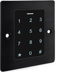 Gelikom BP3 RFID & PIN Unterputz Türschloss (1 Relais + Wiegand) (Codeschloss Schwarz)