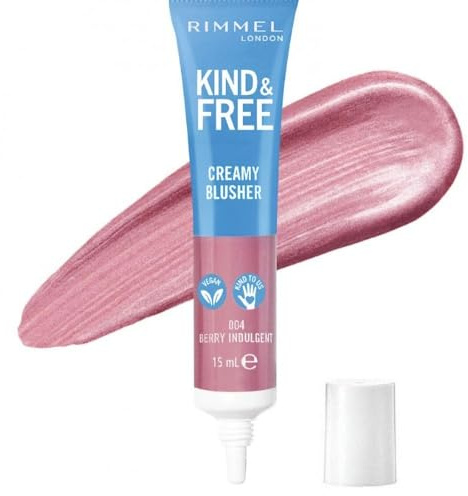 Rimmel Kind & Free Creamy Blusher 15ml 004 Berry Indulgent