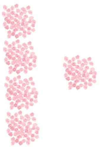 IMIKEYA 300 STK Rosen Scrapbooking- Künstliche Gefälschte Strauß Gefälschte Tag Der Toten Dekorationen Strauß Blumendekor Romantische Gefälschte Rose Schaumrose Rosa Sport