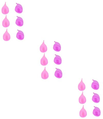 Didiseaon 3 Set Di Coppette in Silicone Riutilizzabili Femminili Sicure Delicate Sulla Pelle Per Il Ciclo Mestruale 6 Pezzi*3