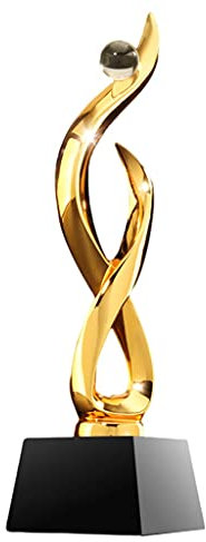 HLUONGTN Trofeo Coppa, Medaglie Premi Trofeo Resina D'Oro Trofeo Eccellenza Progresso Trofeo Personale Eccezionale Trofeo/D/8X30Cm