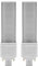 QLEE G24q Ampoule Led 4 Broches Pl-C Retrofit Ampoule Fluorescente Compacte De Remplacement 13W Gx24q-3 660Lm 314° Rotation Libre Horizontale Encastrée Ampoule Verte Lumière Blanc Chaud 2 Pack