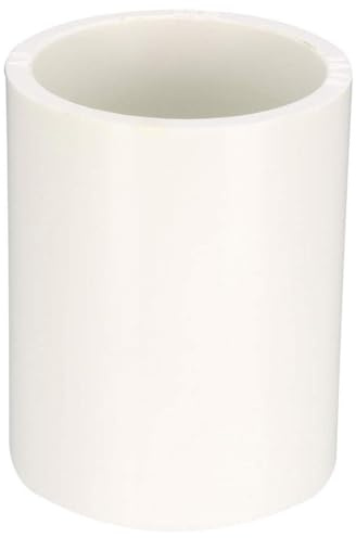 TOP-VIGOR 10Pcs 32mm Straight Metric PVC Pipe Fitting, Solvent Weld Plumbing Connectors, PVC Slip Tubing Coupling Adapter for Garden Water Pipe Connection