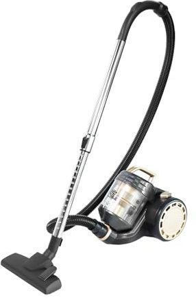 SUPERLEX Staubsauger Beutellos 700W Leistungsstark Bodenstaubsauger ohne Beutel mit 2L Staubbox HEPA Filtersystem 5m Kabel Fugendüse für Hartboden Teppich Tierhaare Haushalt Reinigung