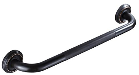 IUokLU Black Bathroom Hardware Set Antique Ceramic Cup Holders Toilet Brush holder Brass Soap Dish Luxury Handrail Bathroom Accessoriesgrab bars,Grab Bars