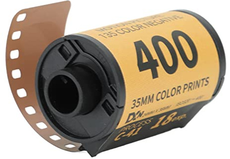 Aramox Färgfilm, Plastmaterial, Högupplöst Färgfilm med Fin, ISO 320-400 för Svagt Ljus och Fotografering (18 ark)