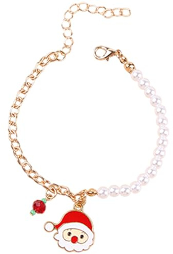 Dog Necklace,Adjustable Costume Accessories - Cat Collar Pearl Necklace,for Puppies Daily Wear Party Birthday Photography Christmas Decoration