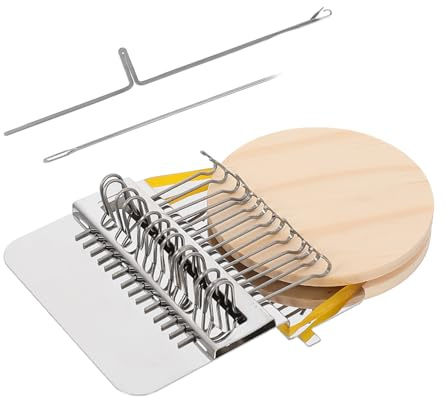NIYANGLE Strickspielzeug aus Holz Handgefertigtes DIY-kinderspielzeug Mini-holzpuzzlespielzeug Webkunst für Junge Mädchen und Erwachsene Traditionelles Handwerksspielzeug