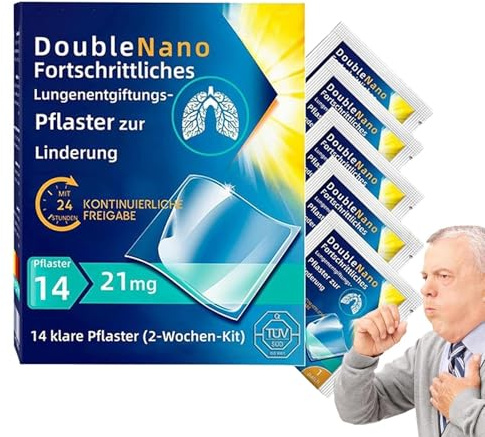 14 cerotti per la pulizia dei polmoni, patch avanzate per la disintossicazione dei polmoni, supporto respiratorio portatile, per viaggi, lavoro e uso quotidiano | assistenza sanitaria