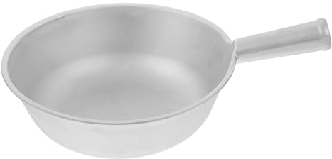 LOLIPPYY Mestolo per Acqua in Alluminio Spesso Manico Corto Palette da Cucina Profonde per Uso Domestico e Giardinaggio Utensile Resistente e Capiente per Mestoli e Cucchiai