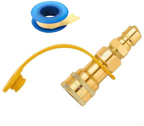 Raccordi a innesto rapido per gas LP con tappo antipolvere per una maggiore sicurezza