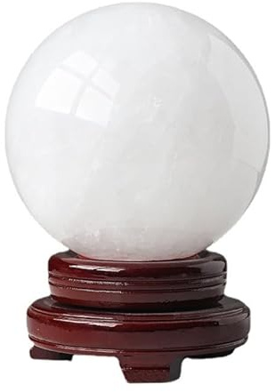 Piedra Preciosa de Cristal de Bola de Cristal de Roca Natural, decoración de protección, 110~120 mm
