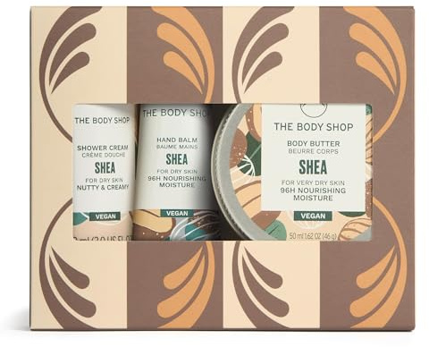 Shea Mini Gift Set, Shower Cream 60ml, Body Butter 50ml and Hand Balm 30ml
