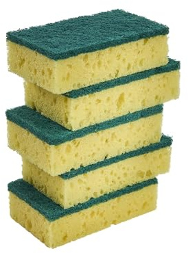 Spontex Estropajos de Esponja | Esponjas para Lavar Platos | 20 Paquetes de 5 (100 en Total)