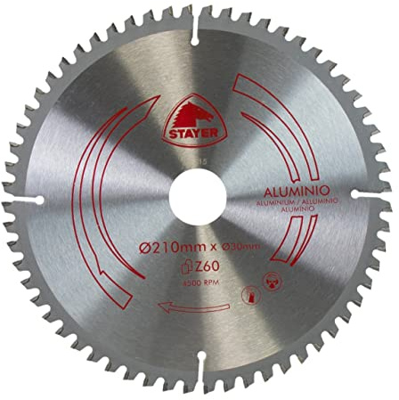 Professionelle Widia Scheibe für Aluminium Ø 210 x 30 / Z- 60 ST