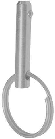 1 Stück Steckbolzen mit Kugelsicherung 5 mm Edelstahl A2 Klappbolzen Ringbolzen Klappsplint Klappstecker