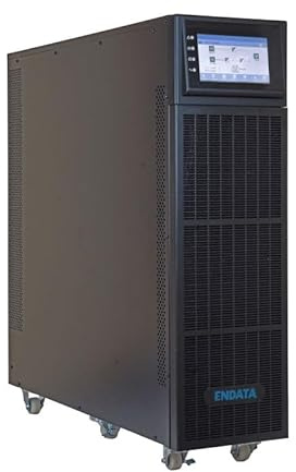 Endata SAI Trifásico 10 kVA / 10000 VA, Sistema de Alimentación Ininterrumpida, Online Doble Conversión, Serie C-Pro 3/3, Display LCD en Color, Salida a 0,9