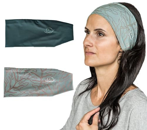 myMareCo Equestrian Headbands for Women, Under Riding Helmet Bands, Sportswear Wide Hair Wrap Suitable for Use with Bike Helmets, Yoga & Hiking