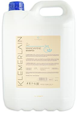 Klemerlain Champú sin Sal con Aroma a Mandarina | 5 L | Limpieza Profunda, Hidratación y Fortalecimiento con Provitamina B5 | Para Todo Tipo de Cabello | Uso Diario | Profesional