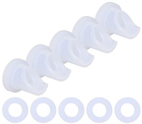 5 Set D Coupler Gas Check Valve & Beer Line Washer Gasket, No Gas/Beer Line Leakage Beer Keg Line Gasket Keg Coupler Check Valve