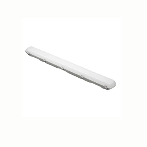Jandei - Pantalla Led Estanca 126cm 75W 6750 Lumens, Luz Blanca Fría 6000K. IP65 Instalación Interior y Exterior. Conector PG11. Perfecto para Hogar, Negocio, Garajes y Espacios Exteriores...
