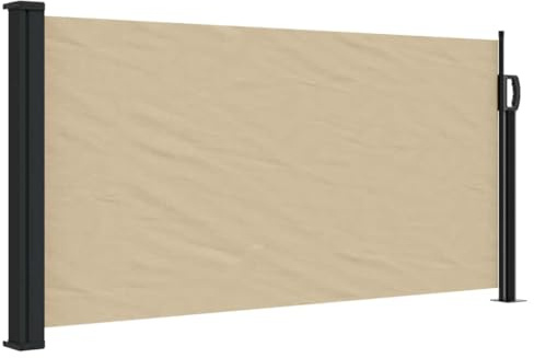 vidaXL Toldo Lateral retráctil Beige 100x300 cm