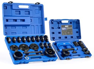 Orion Motor Tech 34pc Ball Joint & Wheel Bearing Press Kit, Front Wheel Drive Bearing Puller Tool Set with Sliding Screws Sleeves, 4-in-1 Ball Joint Press & U Joint Removal Tool Set for 2WD 4WD Car