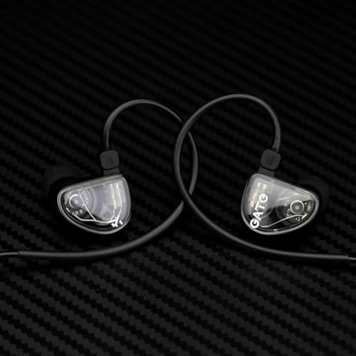 TRUTHEAR Gate In-Ear Monitor w/Mic Black In-Ear Wired Monitor Headset for Stage, Studio or Audio Version with Microphone