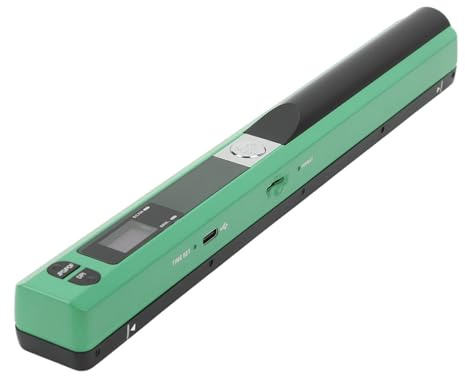 Tragbarer Dokumentenscanner, Handlicher Bildscanner mit 900 DPI mit Aufbewahrungstasche, Fotoscanner für Unternehmen, Fotos, Bilder, Quittungen, Bücher (Mehrere Dateiformate