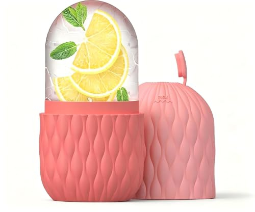 WishesMar Ice Roller pour Visage Masseur de Glace Oculaire Rouleau à Glace - Améliorer l'élasticité de la Peau Soulagement Efficace des Poches, Anti-rides Rétrécir les Pores