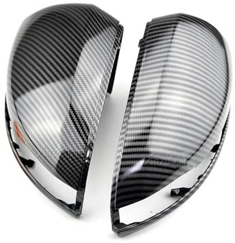 BAFAFA Seitenspiegelkappe Auto Spiegelkappen Für Für W205 Für W213 Für X253 CE Für GLC Für GLA Für GLB Klasse Carbon Faser Auto Seite rückspiegel Abdeckung Shell(Carbon Fiber Pattern)