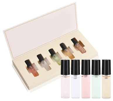 Ensemble De Vaporisateurs De Parfum, Vaporisateurs De Parfum Pour Femmes, Parfums De Faciles à Transporter, Fleur D'oranger, Vanille, Jasmin, Citron, Ananas, 3 Ml Par Flacon, Ensemble De 5 Flacons